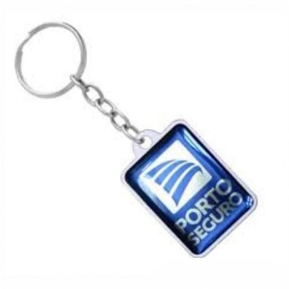 Chaveiro Metal Chapinha Retangular-JR-C04