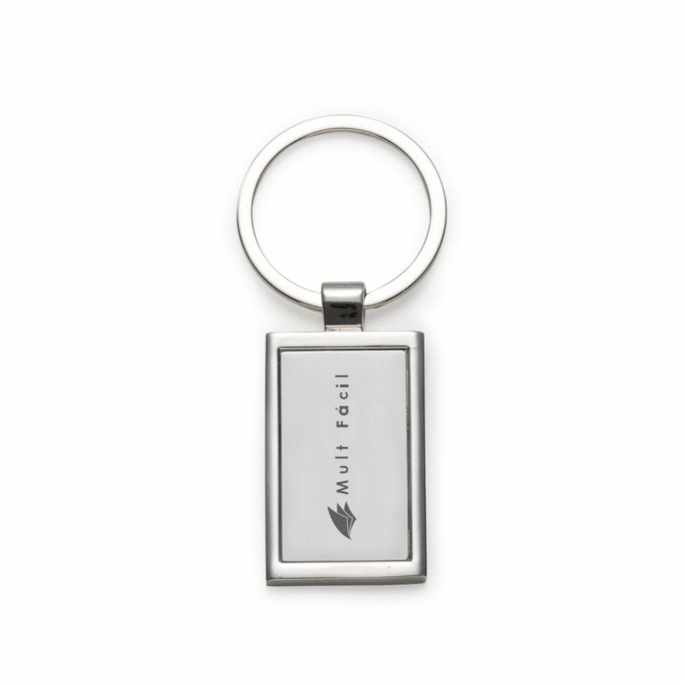 Chaveiro Metal Nobre Retangular-X01955