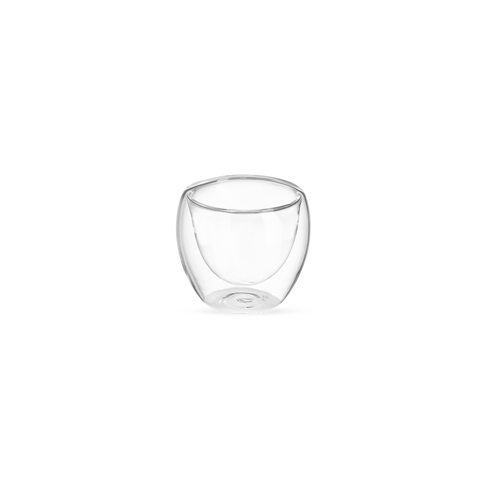 Copo Vidro Parede Dupla 80ml-X06094