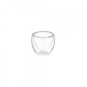 Copo Vidro Parede Dupla 80ml-X06094