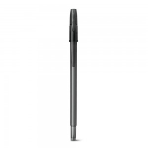 Esferográfica em PP com acabamento frost e escrita em azul AMY-S81115