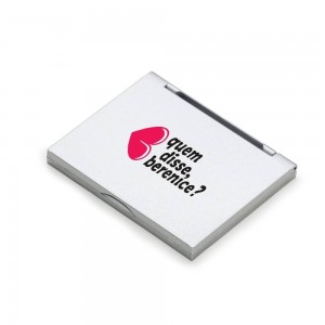 Espelho Plástico Duplo Sem Aumento-X09810