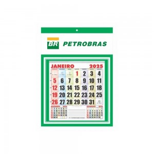 Calendário de Parede 2025 Personalizado Bloco-LG-50LG