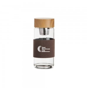 Garrafa  em Vidro Borossilicato  400ml c/ Infusor-X05077