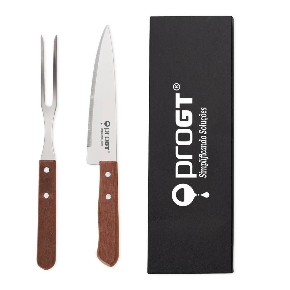 Kit Churrasco c/ 2 Peças cx Kraft -X14564N