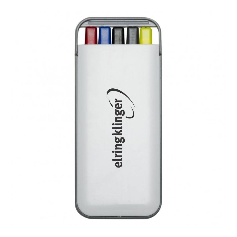 Kit 5 em 1 Canta + Lapiseira+ Marca Texto-X3001Five