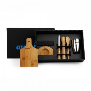 Kit Para Caipirinha Personalizado Em Bambu-SMKE00443