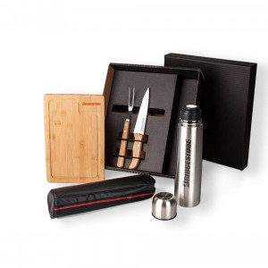 Kit Para Churrasco Com Garrafa Térmica-SMKT90156