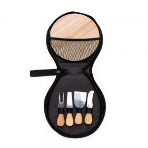 Kit Queijo 4 peças Preto-X12222