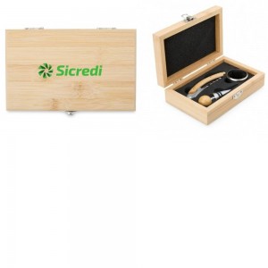 Kit Vinho Bambu 3 Peças-X08169
