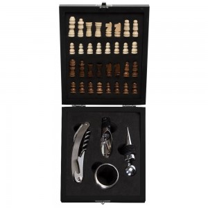 Kit Vinho Xadrez 4 Peças -X12046