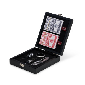Kit Vinho com Jogo de Baralho-X08128