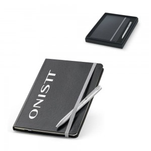 Kit de Caderno e Esferográfica Personalizado MORAES-S93714