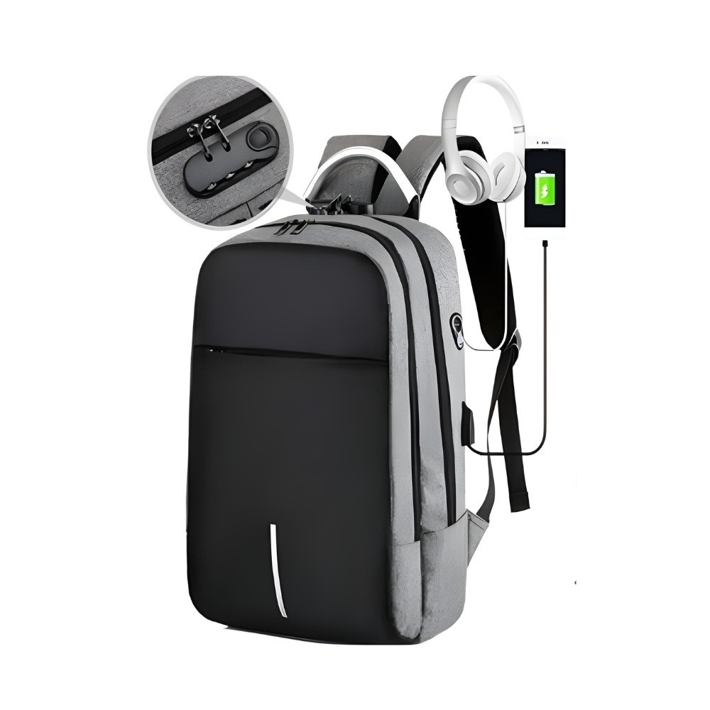 Mochila Personalizada com Cadeado e Cabo-H10