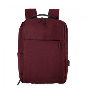 Mochila de Nylon USB Personalizada-X01320