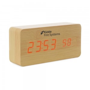 Relógio de Madeira com Display LED-X18563