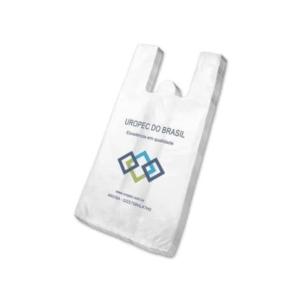 Sacola Plástica Personalizada Alça Camiseta 40x50-I-SPAD4050