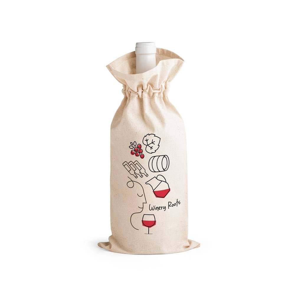 Sacola para Garrafa 100% Algodão Personalizada JEROME-S92883
