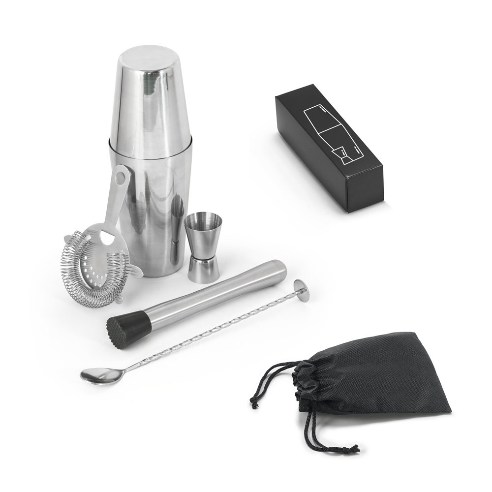  Set de coquetel com 6 peças em aço inox BRAMBLE-S94043
