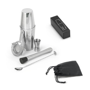  Set de coquetel com 6 peças em aço inox BRAMBLE-S94043